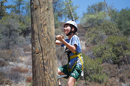 Climbing at Outpost Camp